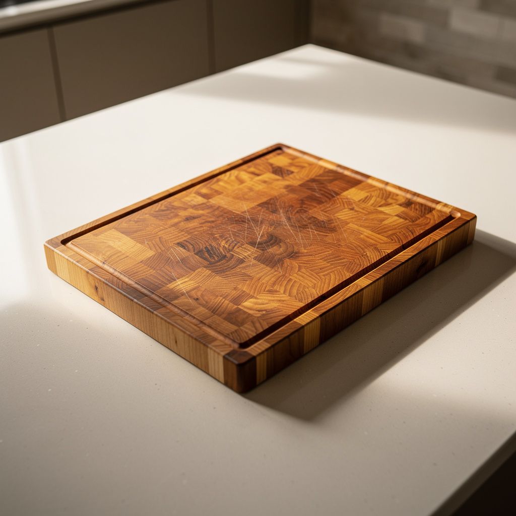 John Boos Block Classic Maple Wood Edge Grain Cutting Board, 18x12x1.5