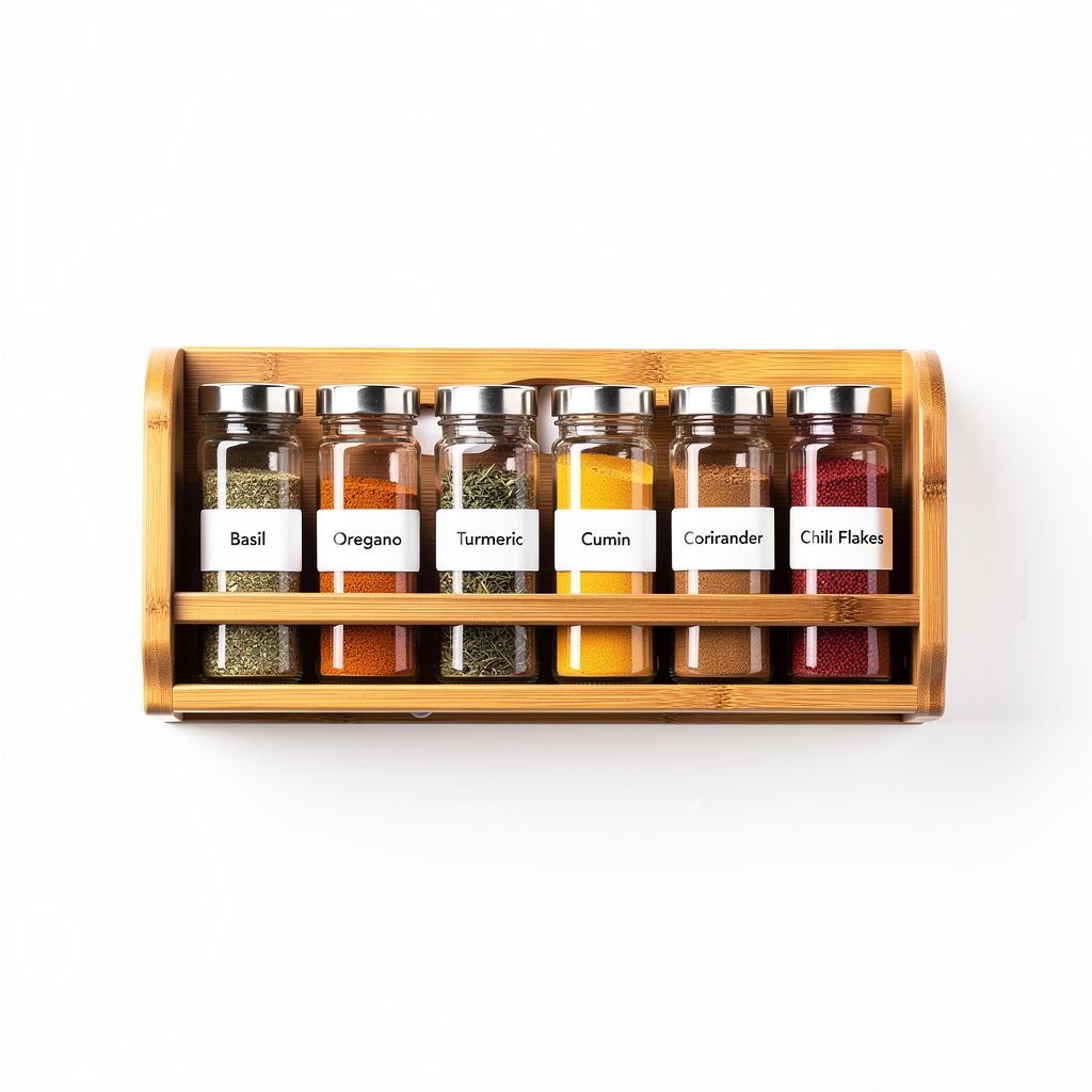 SpaceAid Spice Rack Organizer for Cabinet, 4-Tier